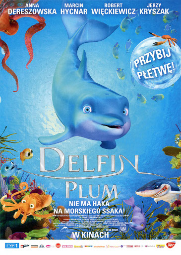 Przód ulotki filmu 'Delfin Plum'