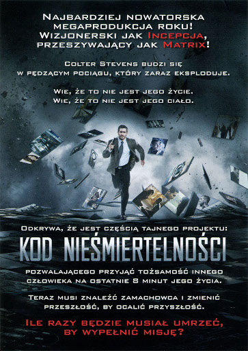 Tył ulotki filmu 'Kod Nieśmiertelności'