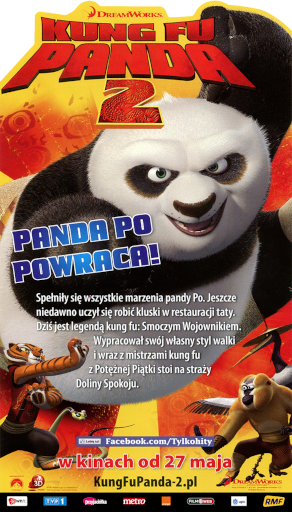 Przód ulotki filmu 'Kung Fu Panda 2'