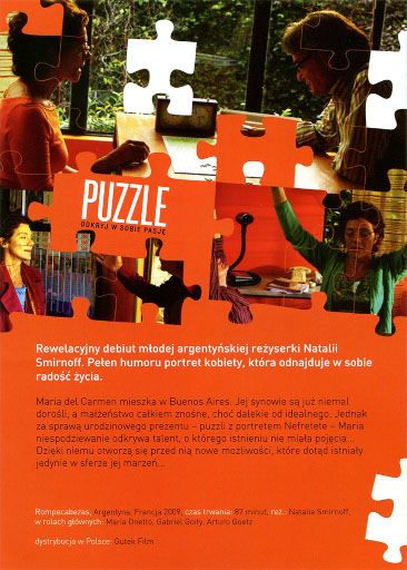 Tył ulotki filmu 'Puzzle'