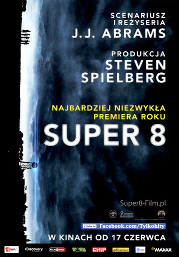 Przód ulotki filmu 'Super 8'