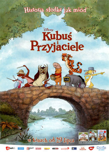 Przód ulotki filmu 'Kubuś i Przyjaciele'