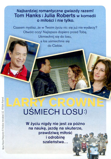 Tył ulotki filmu 'Larry Crowne - Uśmiech Losu'