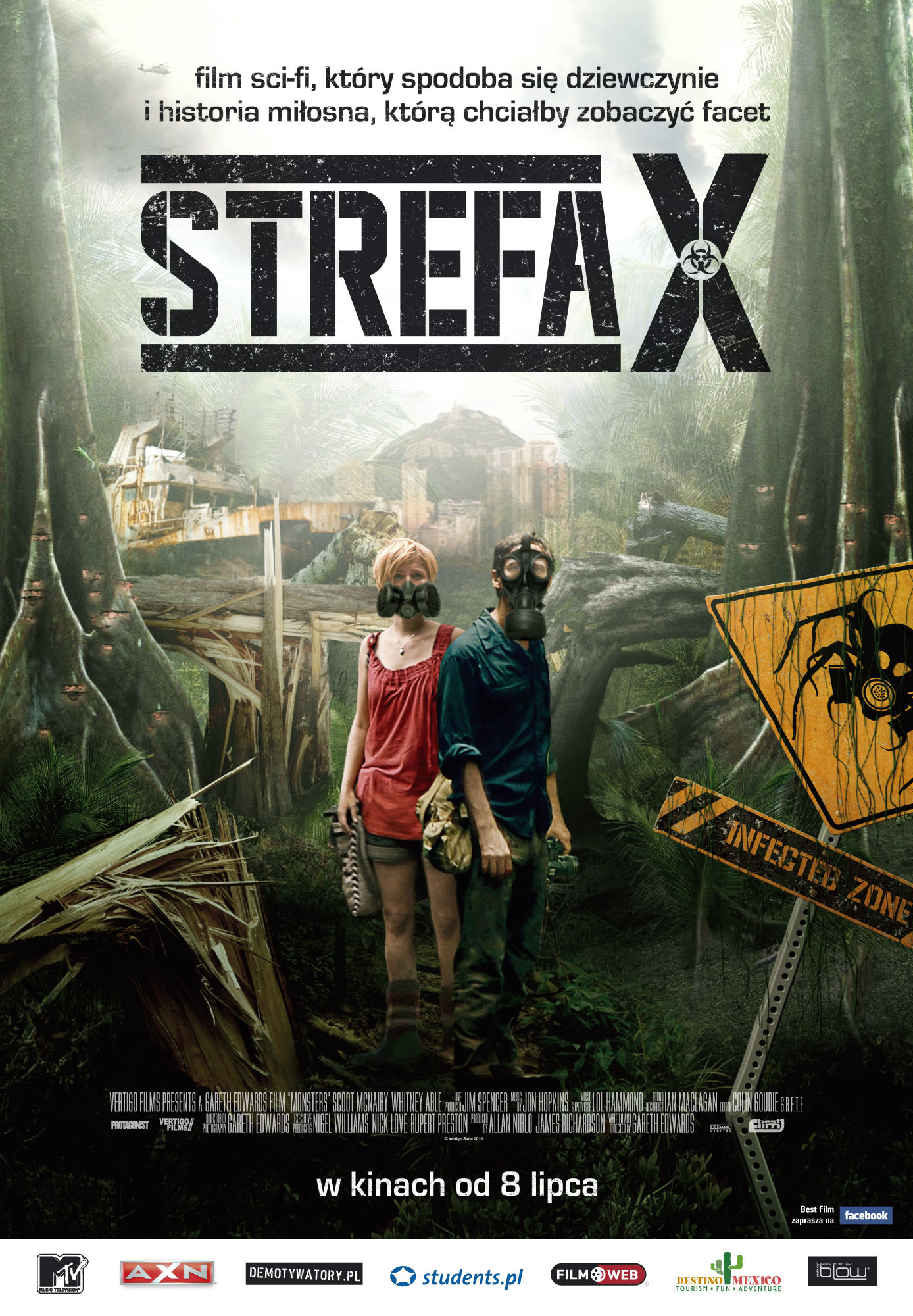 Polski plakat filmu 'Strefa X'