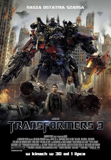 Polski plakat filmu 'Transformers 3'