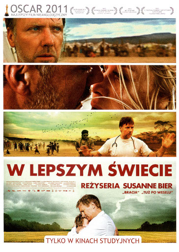 Przód ulotki filmu 'W Lepszym Świecie'