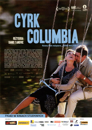 Przód ulotki filmu 'Cyrk Columbia'