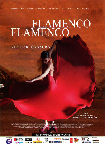 Przód ulotki filmu 'Flamenco, Flamenco'