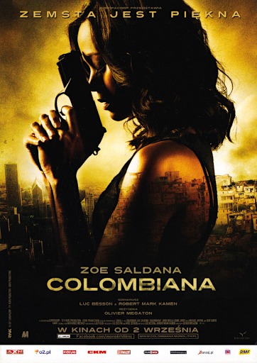 Przód ulotki filmu 'Colombiana'