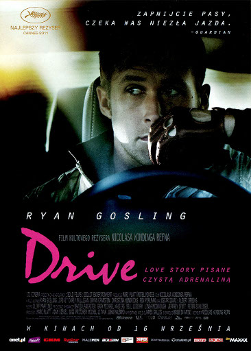 Przód ulotki filmu 'Drive'