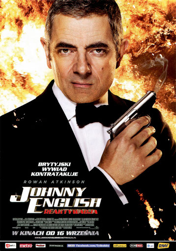 Przód ulotki filmu 'Johnny English Reaktywacja'