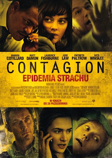 Przód ulotki filmu 'Contagion - Epidemia Strachu'