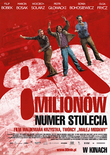 Przód ulotki filmu '80 Milionów'