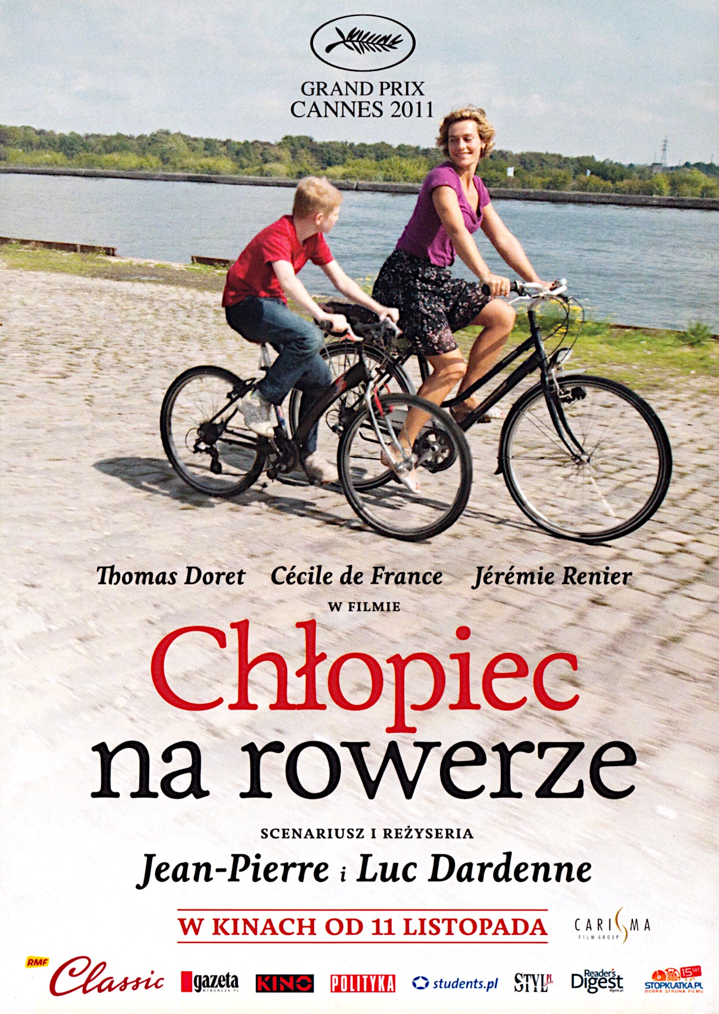 Ulotka filmu 'Chłopiec Na Rowerze (przód)'