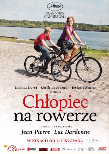 Przód ulotki filmu 'Chłopiec Na Rowerze'