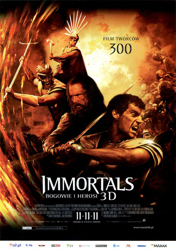 Przód ulotki filmu 'Immortals. Bogowie i Herosi'