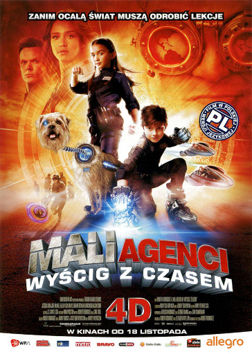 Przód ulotki filmu 'Mali Agenci. Wyścig Z Czasem 4D'