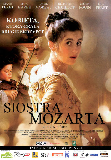 Przód ulotki filmu 'Siostra Mozarta'