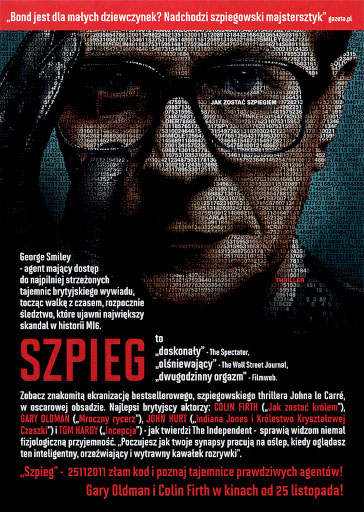 Tył ulotki filmu 'Szpieg'