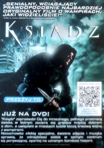 Tył ulotki filmu 'Hanna / Ksiądz'