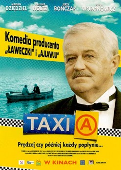 Przód ulotki filmu 'Taxi A'