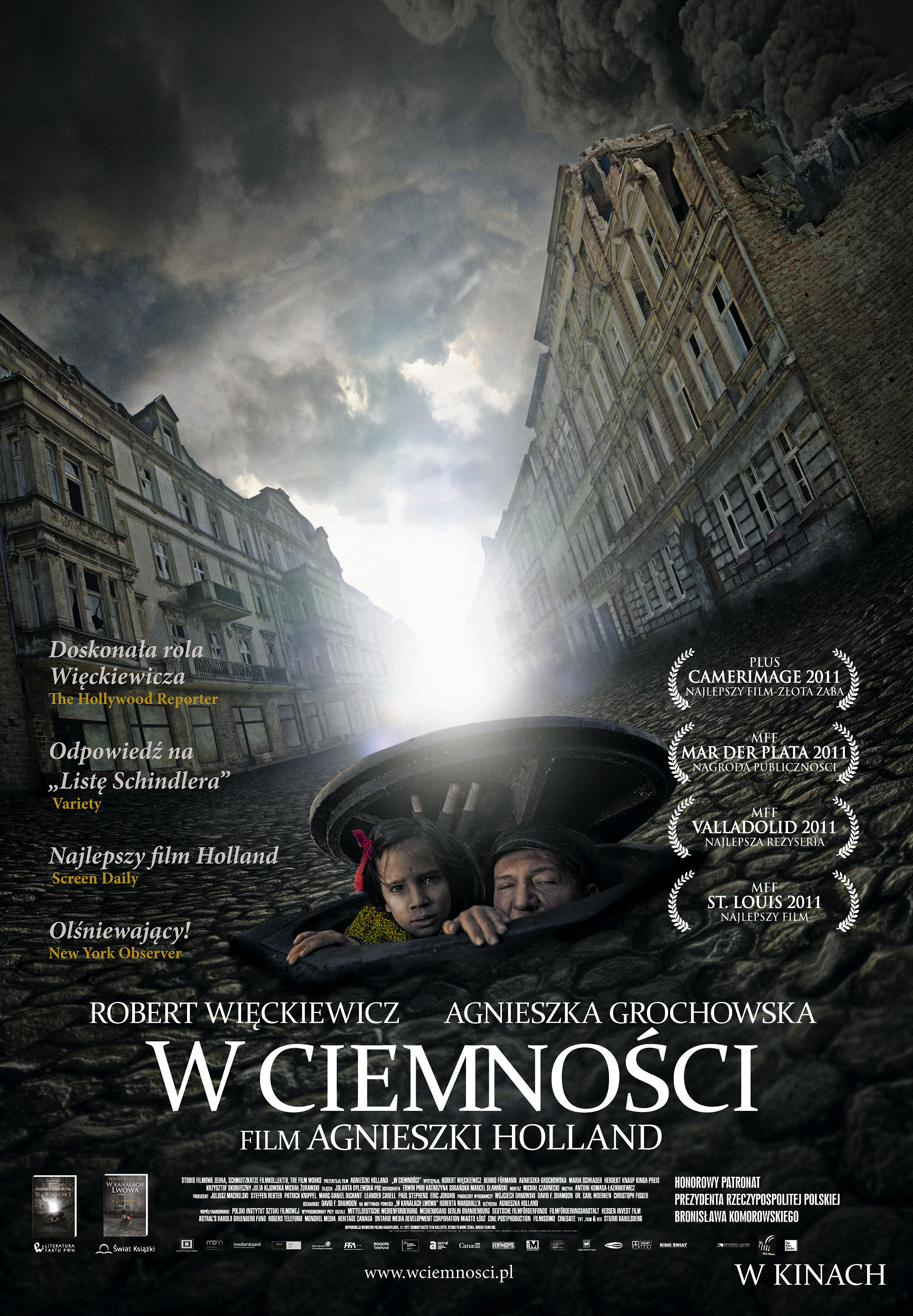 Polski plakat filmu 'W Ciemności'