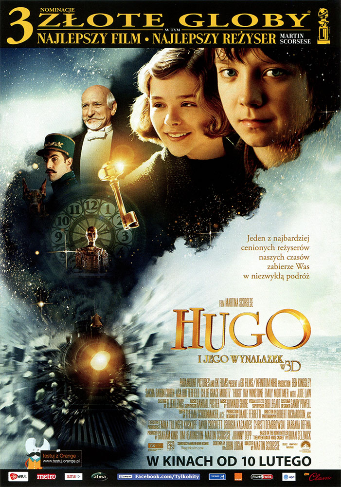 Ulotka filmu 'Hugo i Jego Wynalazek (przód)'