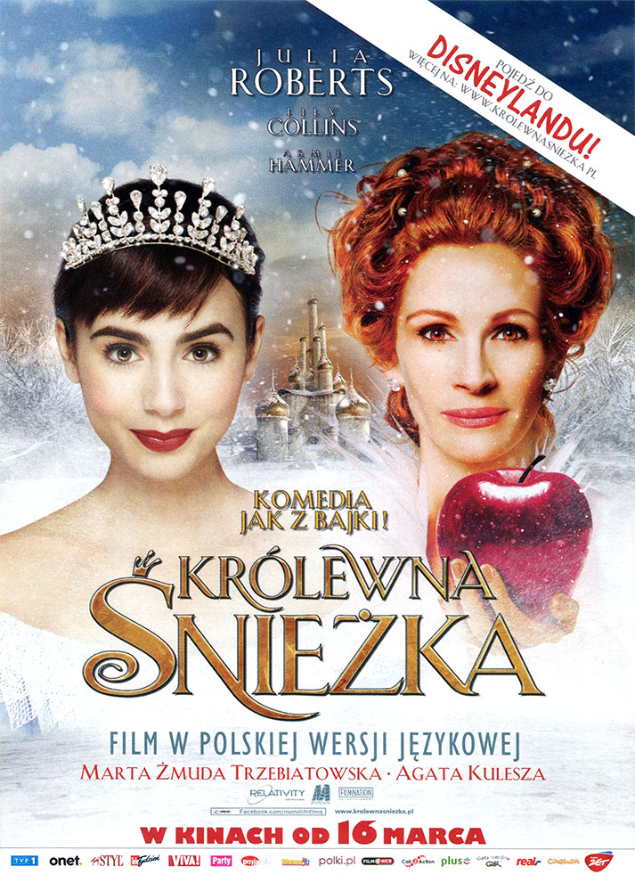 Ulotka filmu 'Królewna Śnieżka (przód)'