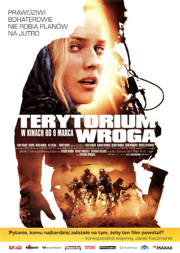 Przód ulotki filmu 'Terytorium Wroga'