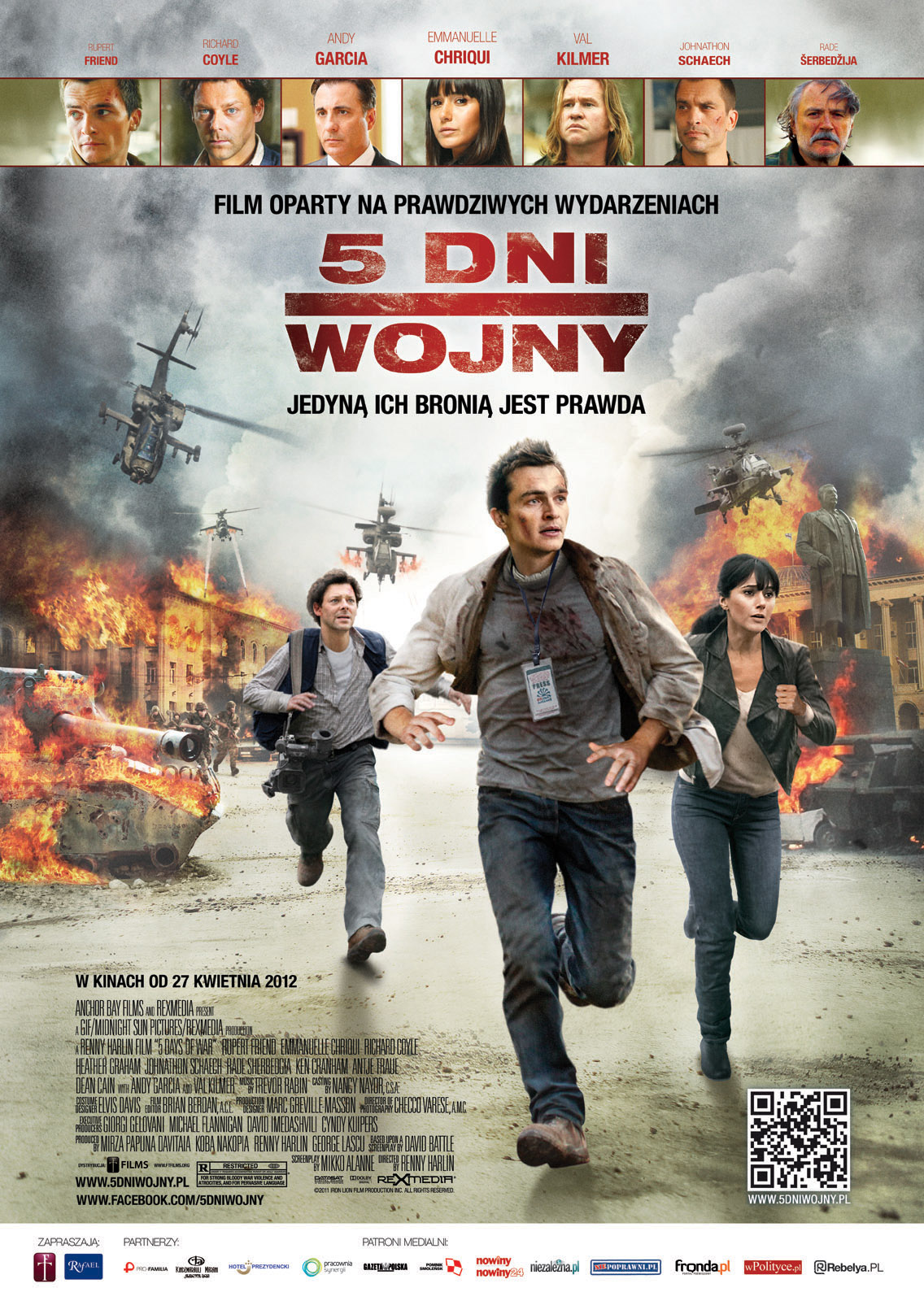 Polski plakat filmu '5 Dni Wojny'