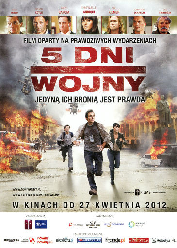 Przód ulotki filmu '5 Dni Wojny'