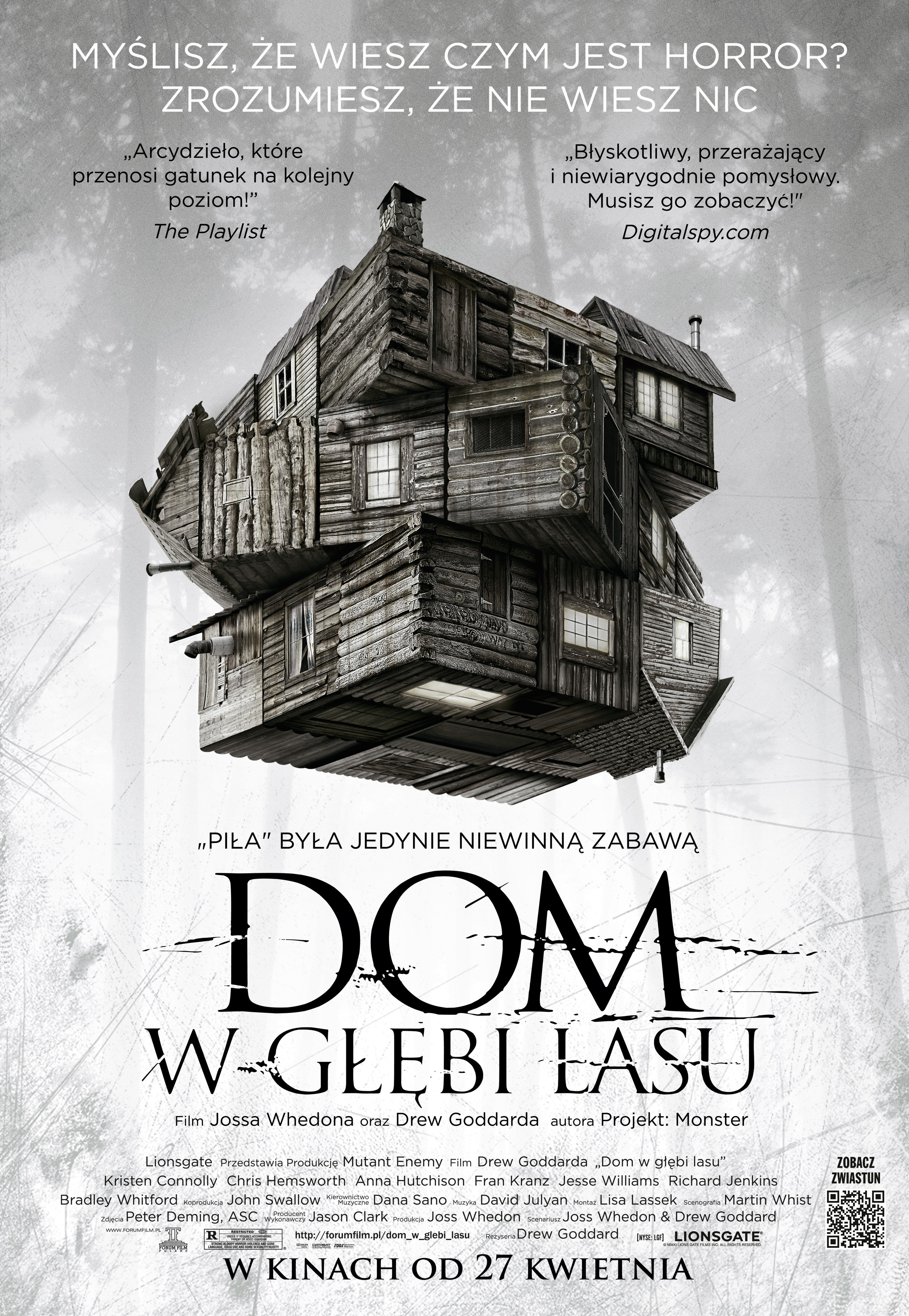 Polski plakat filmu 'Dom W Głębi Lasu'