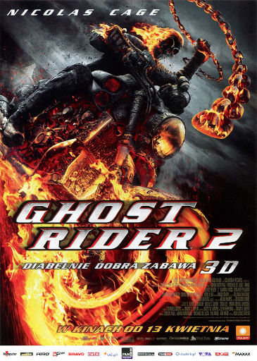 Przód ulotki filmu 'Ghost Rider 2'