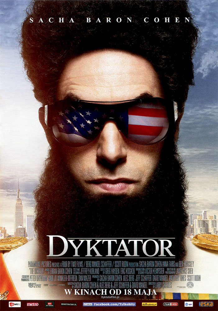 Ulotka filmu 'Dyktator (przód)'