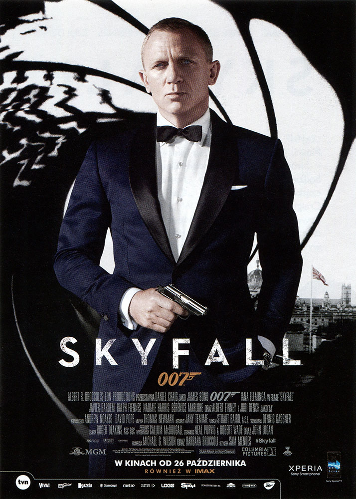 Ulotka filmu 'Skyfall (przód)'