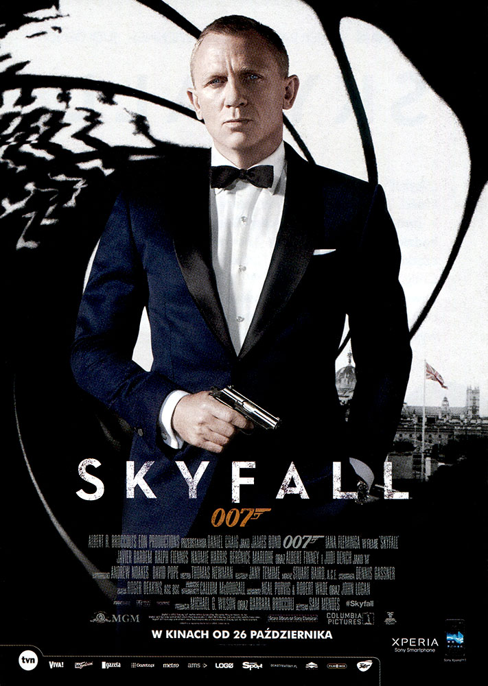 Ulotka filmu 'Skyfall (przód - wersja B)'