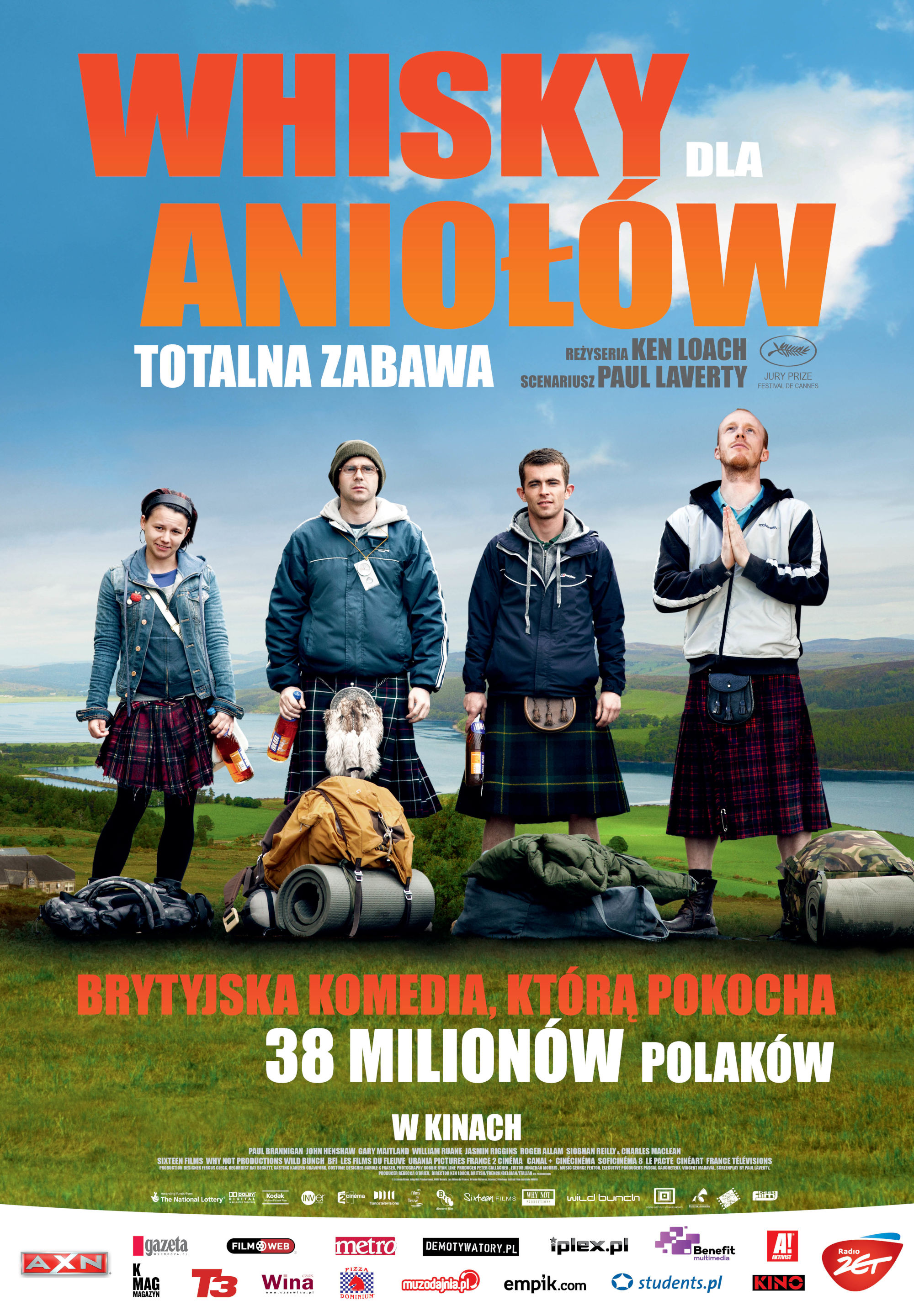 Polski plakat filmu 'Whisky Dla Aniołów'