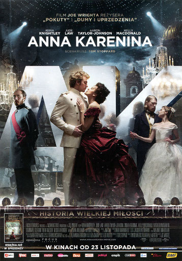 Przód ulotki filmu 'Anna Karenina'