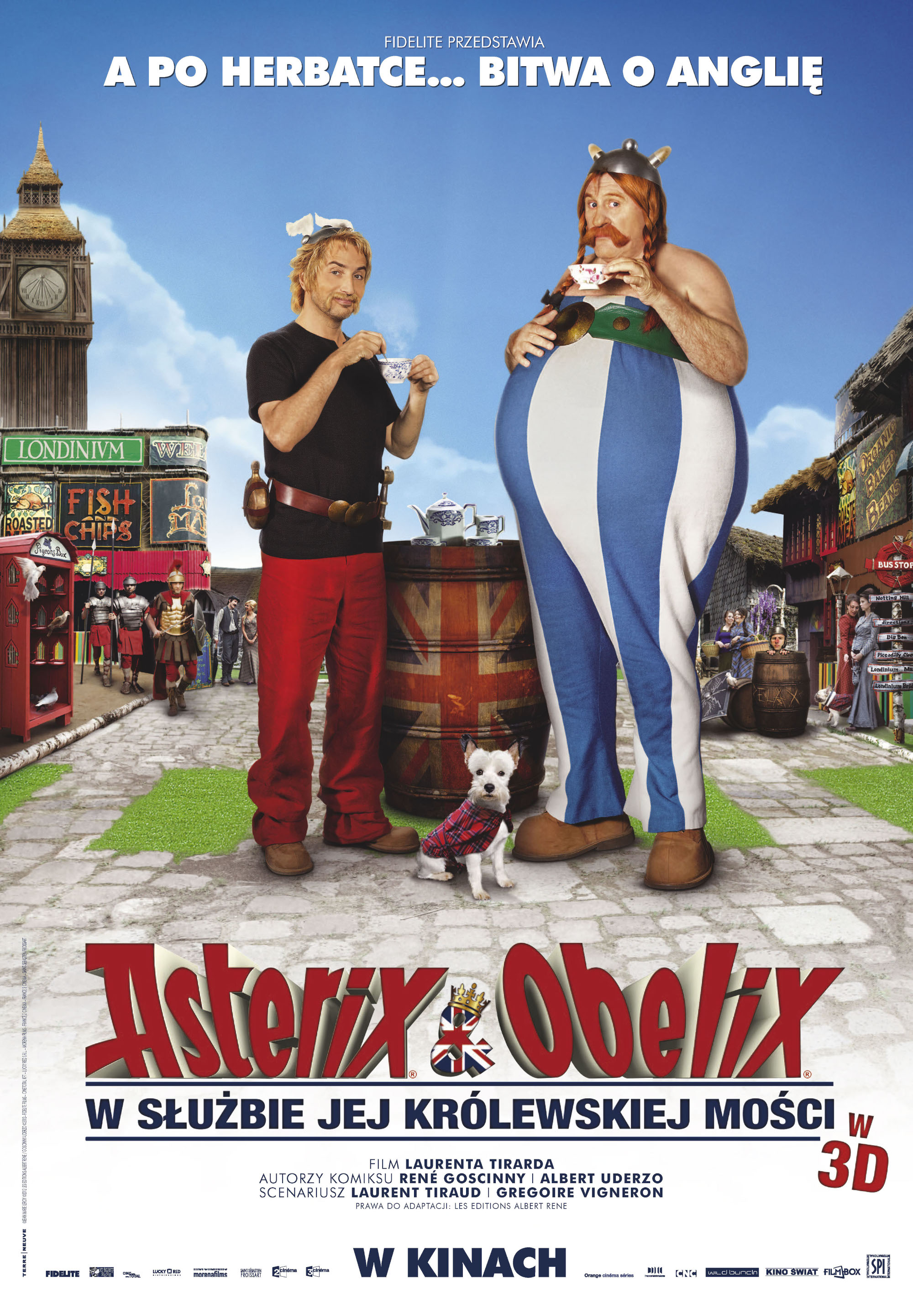 Polski plakat filmu 'Asterix i Obelix: W Służbie Jej Królewskiej Mości'