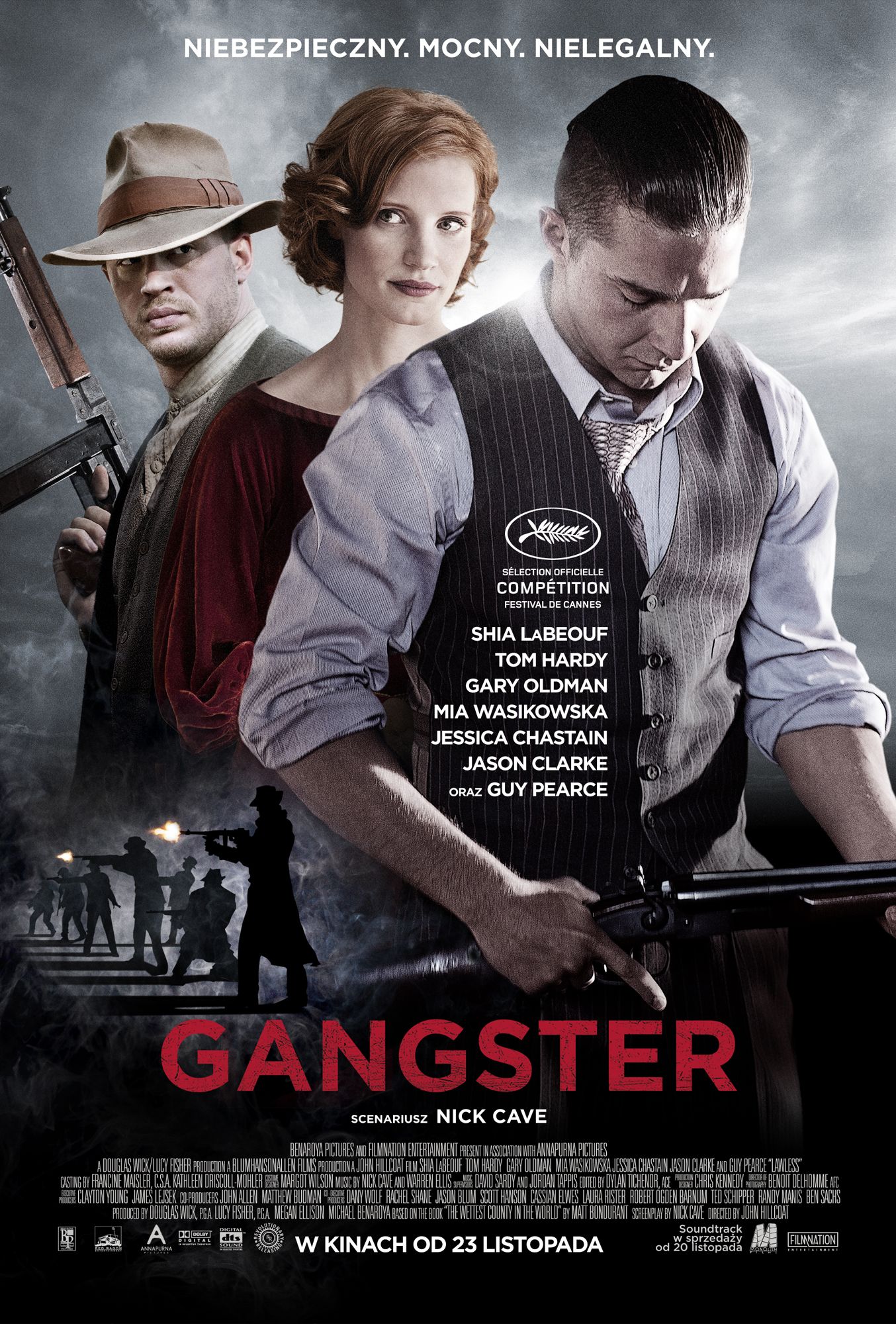 Polski plakat filmu 'Gangster'