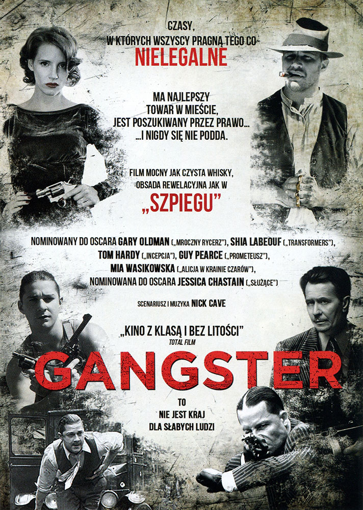 Ulotka filmu 'Gangster (tył)'