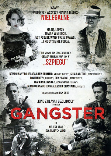 Tył ulotki filmu 'Gangster'