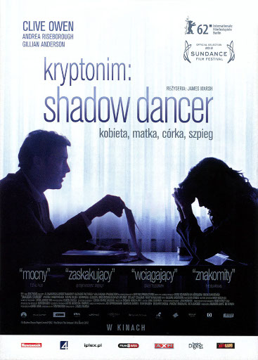 Przód ulotki filmu 'Kryptonim: Shadow Dancer'