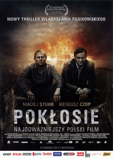 Przód ulotki filmu 'Pokłosie'