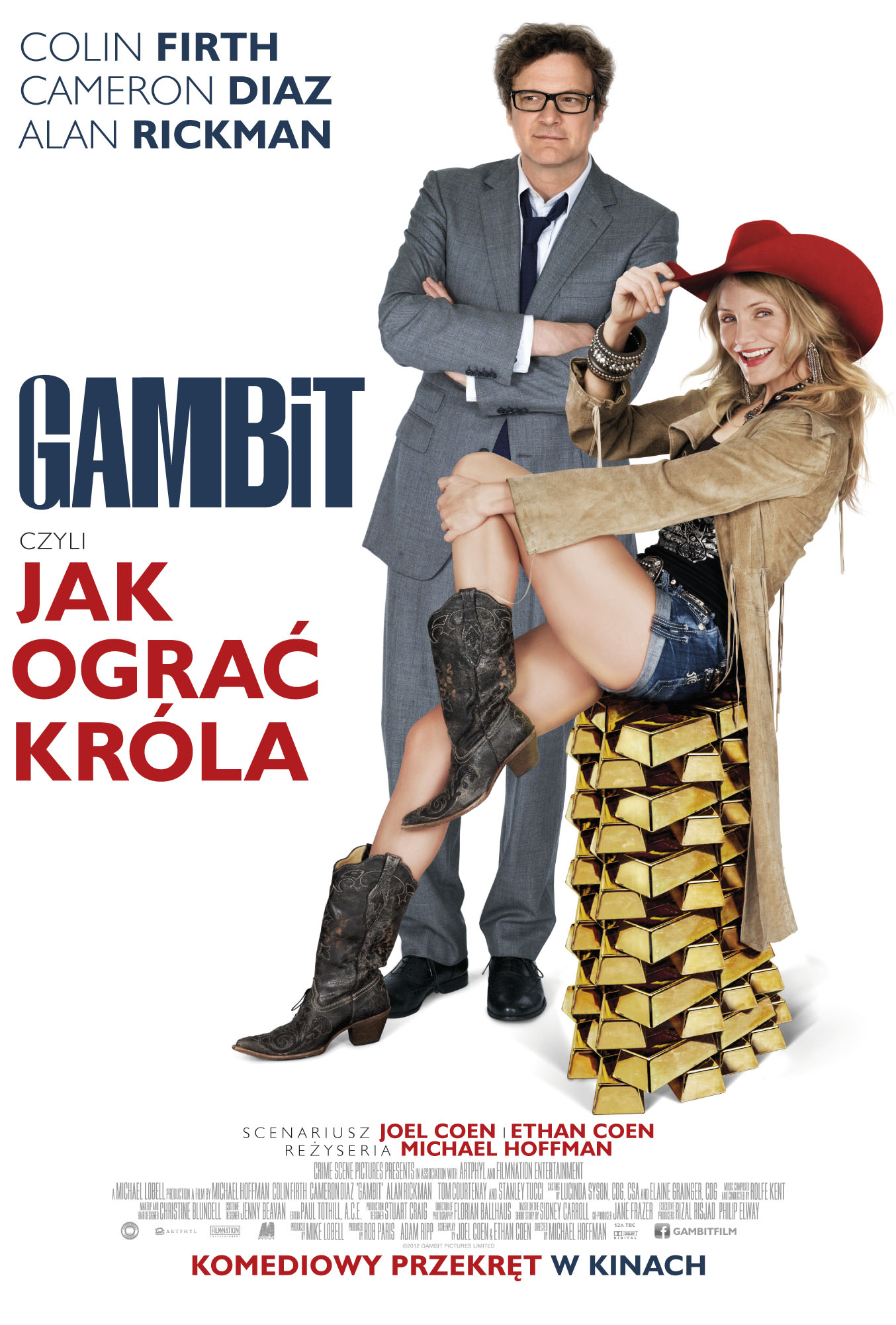 Polski plakat filmu 'Gambit, Czyli Jak Ograć Króla'