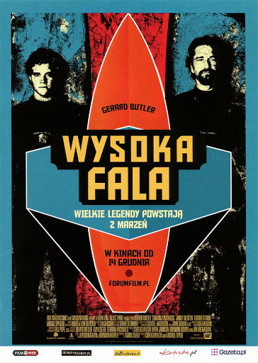 Przód ulotki filmu 'Wysoka Fala'