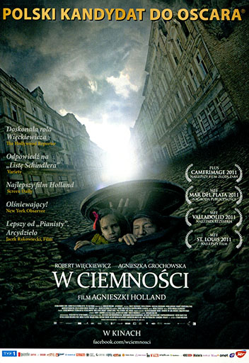 Przód ulotki filmu 'W Ciemności'