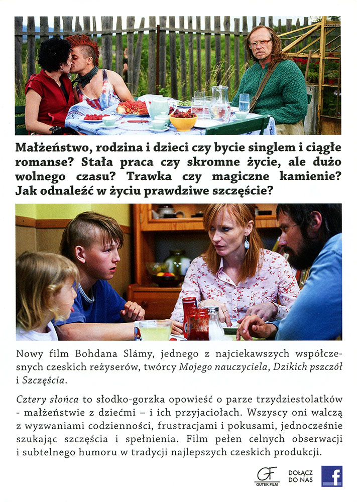 Ulotka filmu 'Cztery Słońca (tył)'