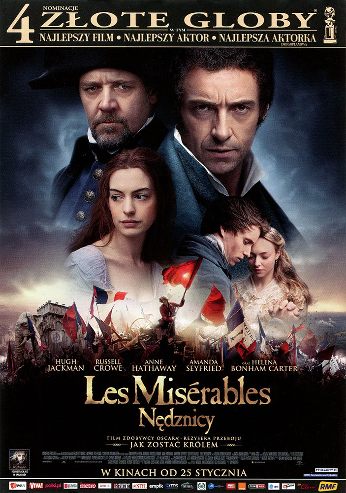 Ulotka filmu 'Les Misérables. Nędznicy (przód)'