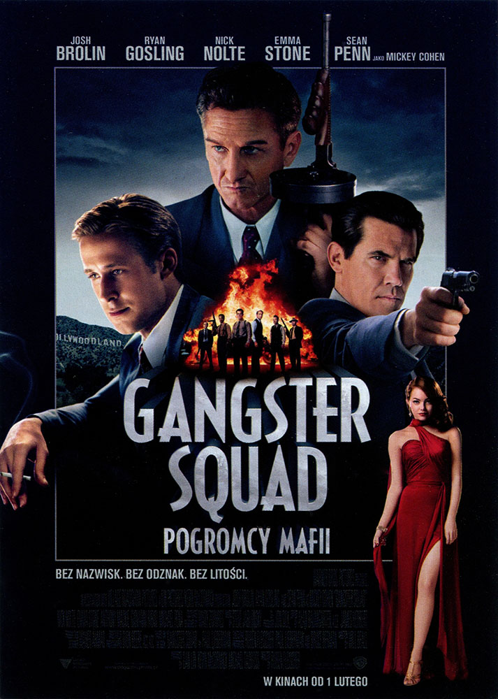 Ulotka filmu 'Gangster Squad. Pogromcy Mafii (przód)'